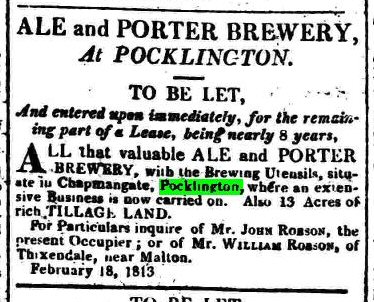 1813 Brewry